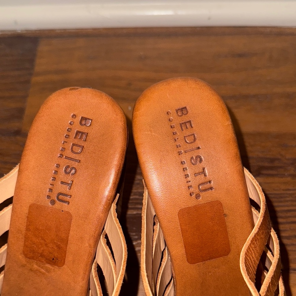 BED|STU Brown Woven Leather Mules - Picture 5 of 5